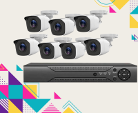 Woxcam  7  Kameralı 4 Mp Ahd Güvenlik Seti Kuruluma Hazır